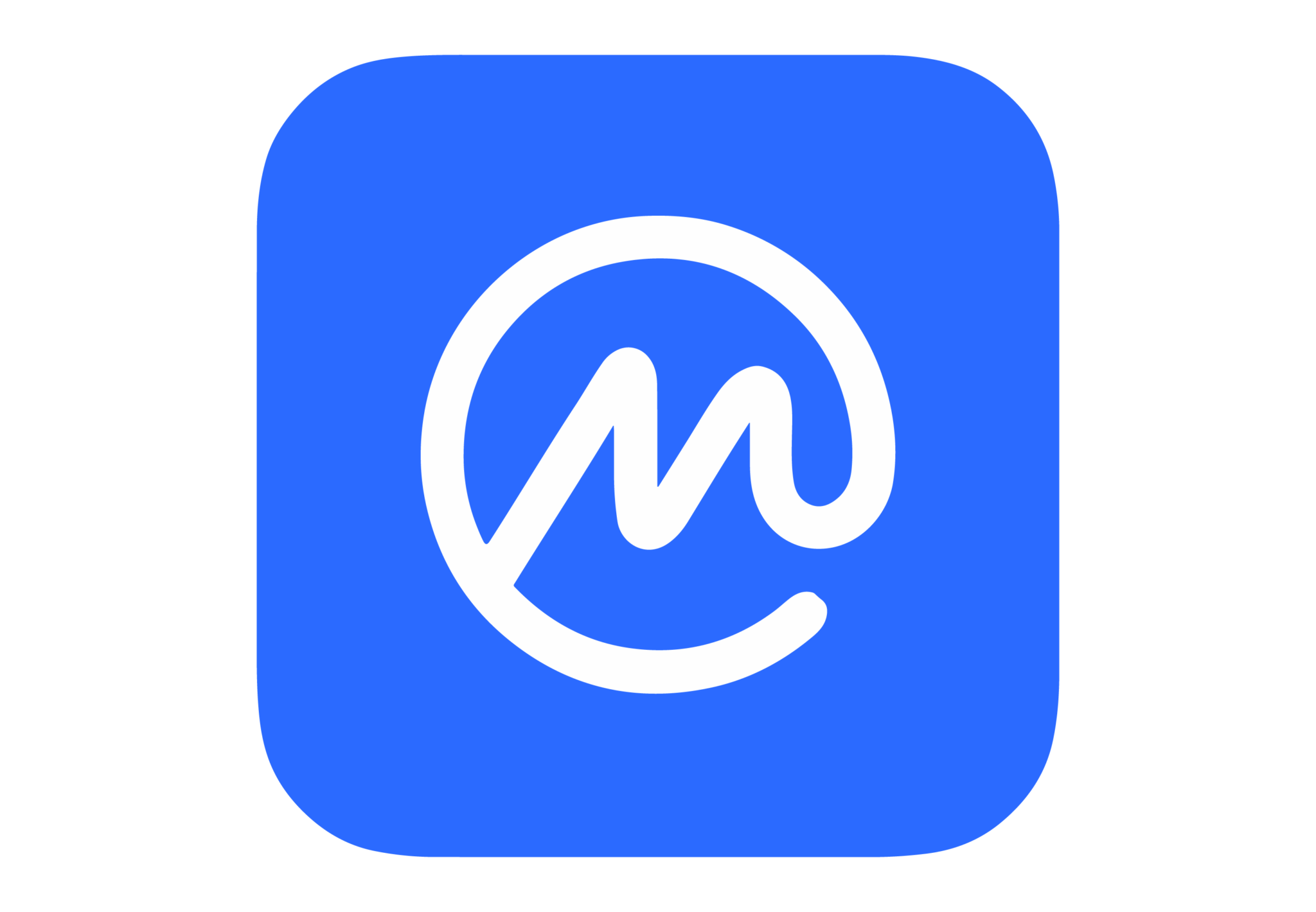 CoinMarketCap Icon Blue